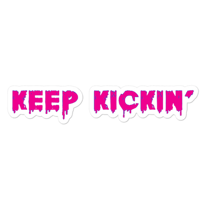 Keep Kickin' Sticker - $ecure1