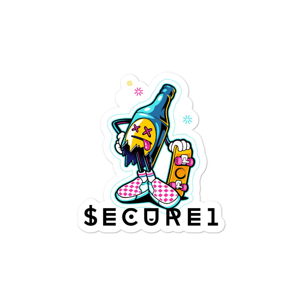 Mr. unBroken Sticker - $ecure1